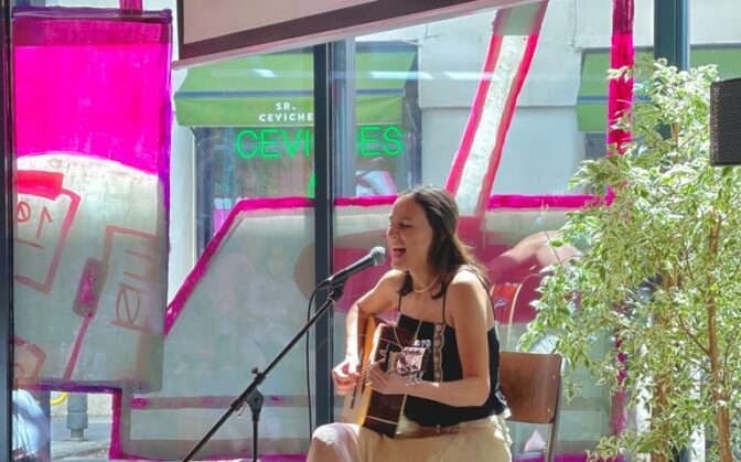 Ximena Díaz Concierto Bastardo Hostel Madrid